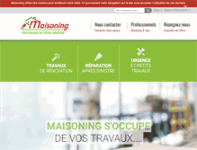 Tablet Screenshot of maisoning.com